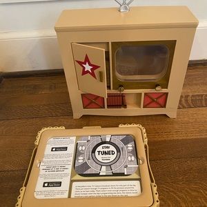 American Girl doll tv console